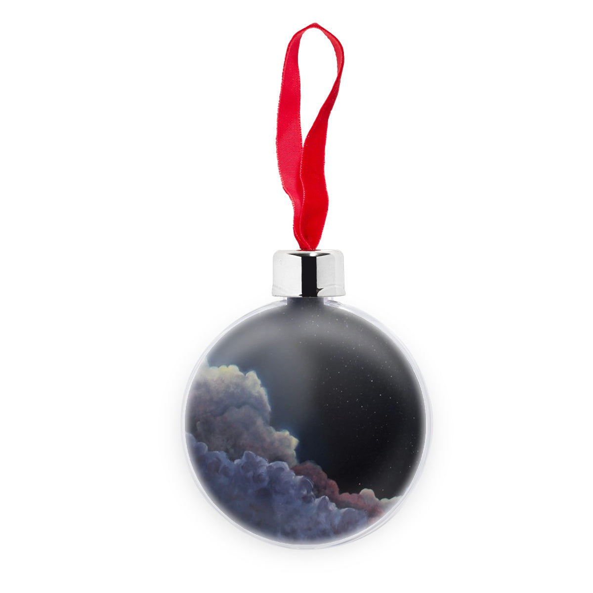 Jase's Night Transparent Christmas bauble