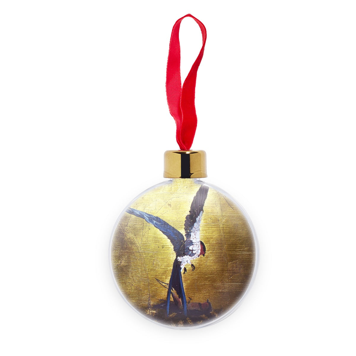 Stay Here (As Long As You Need To) Transparent Christmas bauble